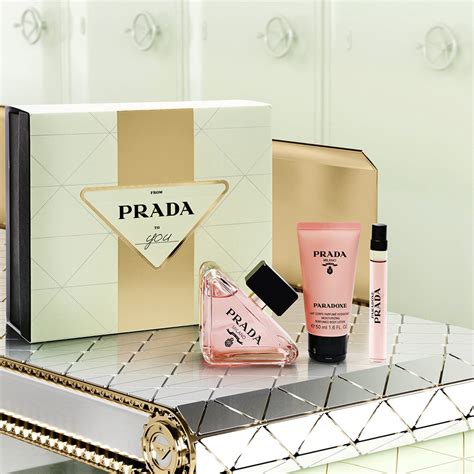 prada perfume women gift set|prada paradoxe gift set boots.